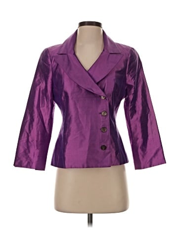 Nina Mclemore Silk Blazer (view 1)