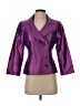 Nina Mclemore 100% Silk Purple Silk Blazer Size 2 - photo 1