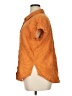 Splendid Damask Orange Short Sleeve Blouse Size XL - photo 5