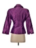 Nina Mclemore 100% Silk Purple Silk Blazer Size 2 - photo 2