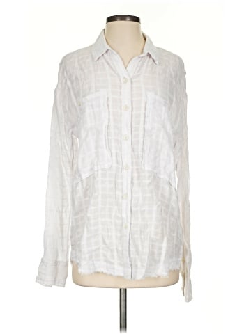 Free People Long Sleeve Button-Down Shirt (view 1)
