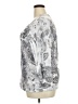 Kiara Paisley Silver 3/4 Sleeve Blouse Size XXL - photo 5