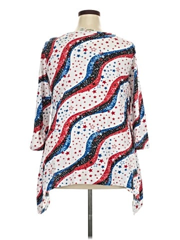 Collections etc. 3/4 Sleeve Blouse (view 2)