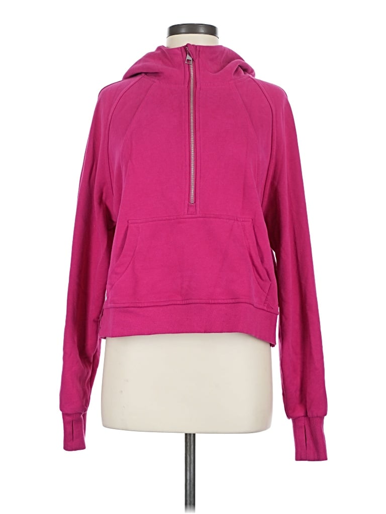 Pre-owned Unbranded Pullover Hoodie In Pink
