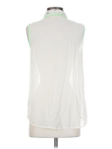 Umgee Sleeveless Button-Down Shirt (view 2)