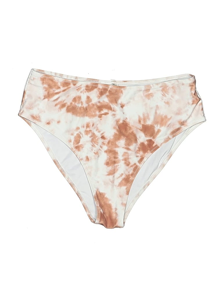 Pre-owned Unbranded Swimsuit Bottoms In Ivory