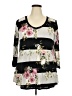 Andree by UNIT Black 3/4 Sleeve Top Size 2X - photo 1