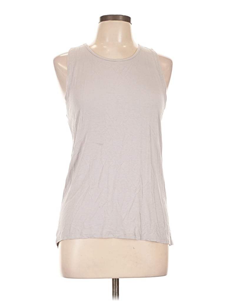 Pre-owned Unbranded Sleeveless T-shirt In Gray