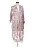 Woven Heart 100% Polyester Silver Kimono Size 1 - photo 1
