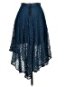 Tibi Polka Dots Blue Casual Skirt Size 0 - photo 2