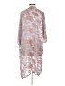 Woven Heart 100% Polyester Silver Kimono Size 1 - photo 2