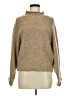 William Rast Tweed Tan Turtleneck Sweater Size M - photo 1