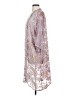 Woven Heart 100% Polyester Silver Kimono Size 1 - photo 5