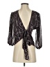 Veronica M. Black 3/4 Sleeve Blouse Size XS - photo 1