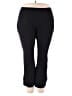 Woman Within Solid Black Active Pants Size 26 (2X) - photo 1
