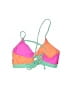 Popvil Color Block Pink Swimsuit Top Size M - photo 2