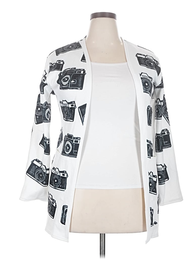 Pre-owned Unbranded Kimono In White