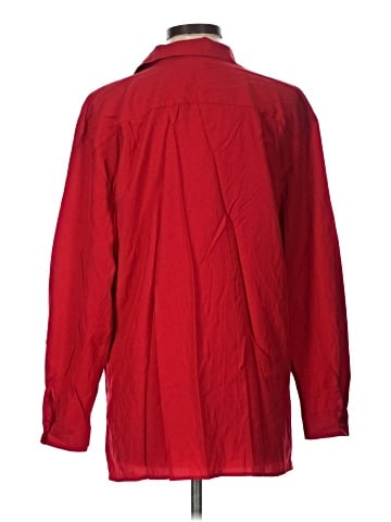 Karen Scott Long Sleeve Button-Down Shirt (view 2)