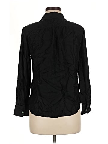 Shanghai Tang Long Sleeve Silk Top (view 2)