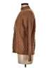 BCBGMAXAZRIA Solid Brown Turtleneck Sweater Size M - photo 5