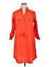 Speed Control 100% Polyester Orange Casual Dress Size 1X - photo 1
