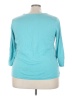 Cato 100% Acrylic Teal 3/4 Sleeve Top Size 22 - photo 2
