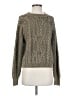 Free People 100% Cotton Chevron-herringbone Gray Pullover Sweater Size XS - photo 1