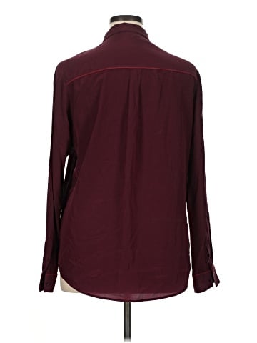 Baldwin Kansas City Long Sleeve Silk Top (view 2)