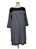 L.L.Bean 100% Cotton Stripes Blue Casual Dress Size XL - photo 1