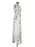 Milly 100% Rayon Silver Casual Dress Size 6 - photo 4