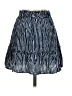 Walker & Wade 100% Rayon Stripes Blue Casual Skirt Size XS - photo 2