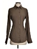 Dynamite Brown Long Sleeve Blouse Size XS - photo 1