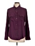 Ivanka Trump 100% Polyester Solid Burgundy Long Sleeve Blouse Size L - photo 1