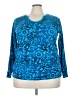 Made for Life Blue Long Sleeve Blouse Size 3X - photo 1