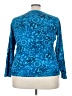 Made for Life Blue Long Sleeve Blouse Size 3X - photo 2