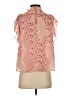 Maison d' Amelie 100% Polyester Pink Sleeveless Blouse Size S - photo 2