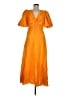 Sandro Orange Casual Dress Size EU (FR) 40 / US 8 - photo 1
