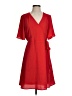 Time and Tru Solid Red Cocktail Dress Size 4 - 6 - photo 1