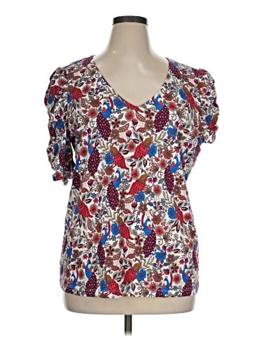 Ann Taylor LOFT Short Sleeve Blouse (view 1)