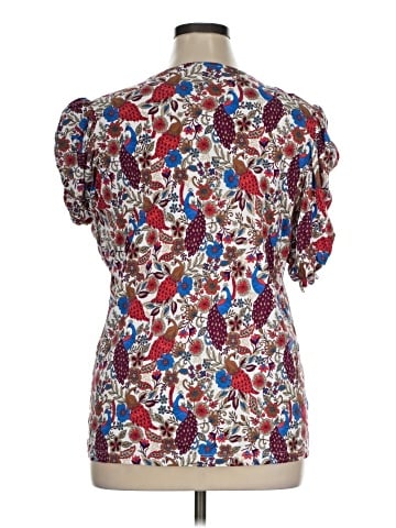 Ann Taylor LOFT Short Sleeve Blouse (view 2)