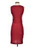Tildon Solid Burgundy Cocktail Dress Size S - photo 2