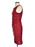 Tildon Solid Burgundy Cocktail Dress Size S - photo 5