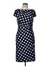 Eliza J Polka Dots Blue Casual Dress Size 12 - photo 1