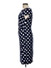 Eliza J Polka Dots Blue Casual Dress Size 12 - photo 5