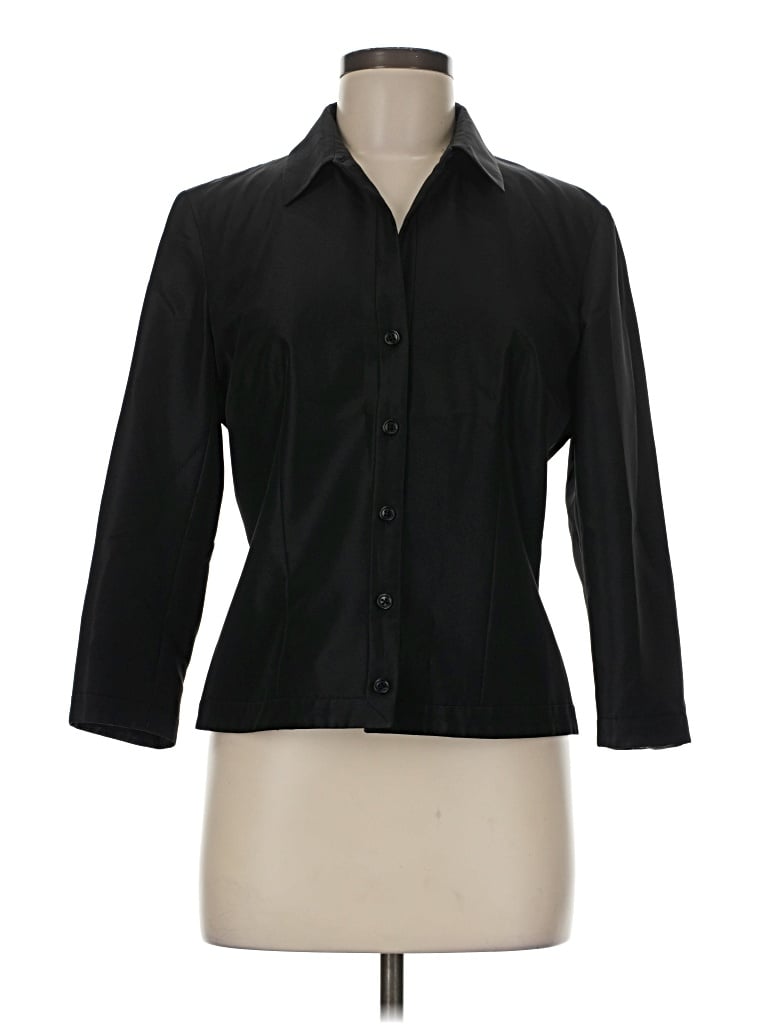 Pre-owned Ann Taylor Blazer Jacket In Black
