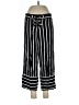 Cupio 100% Viscose Stripes Black Casual Pants Size L - photo 1