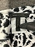 BCBGMAXAZRIA Animal Print Silver 3/4 Sleeve Blouse Size M - photo 7