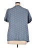 BLOOMCHIC 100% Polyester Blue Short Sleeve Blouse Size 14 - 16 - photo 2