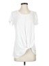 Allison Joy White Short Sleeve Top Size S - photo 1