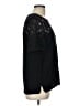 DR2 100% Rayon Black Short Sleeve Blouse Size L - photo 4